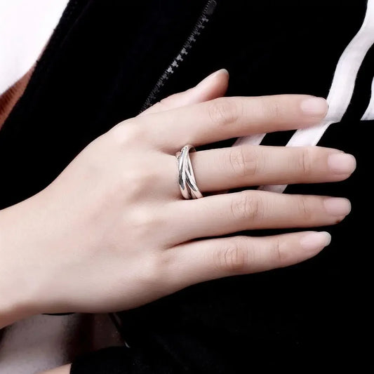 Elegant 925 Sterling Silver Wedding Ring for Women - Perfect Gift