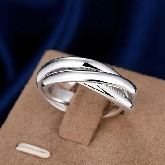Elegant 925 Sterling Silver Wedding Ring for Women - Perfect Gift
